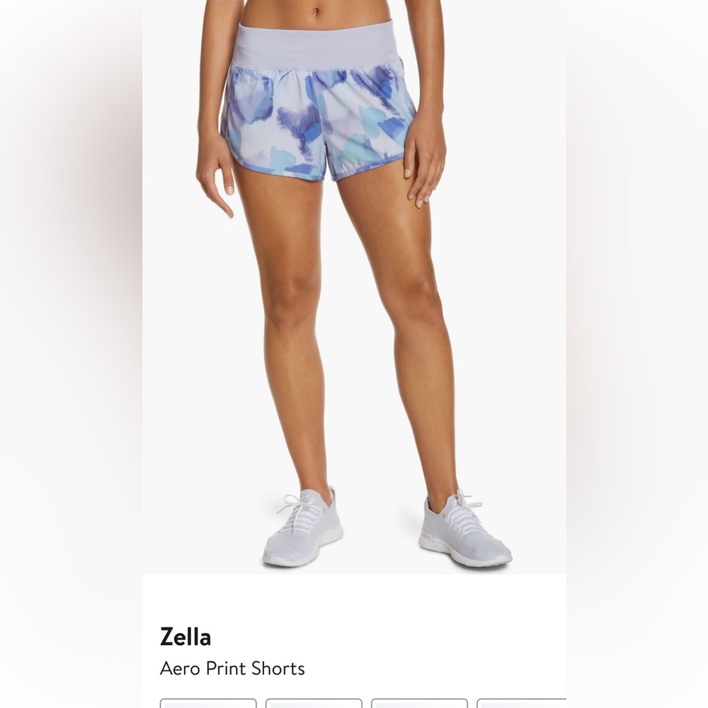 ZELLA Aero Print Shorts 
(Blue feather sorbetto print)